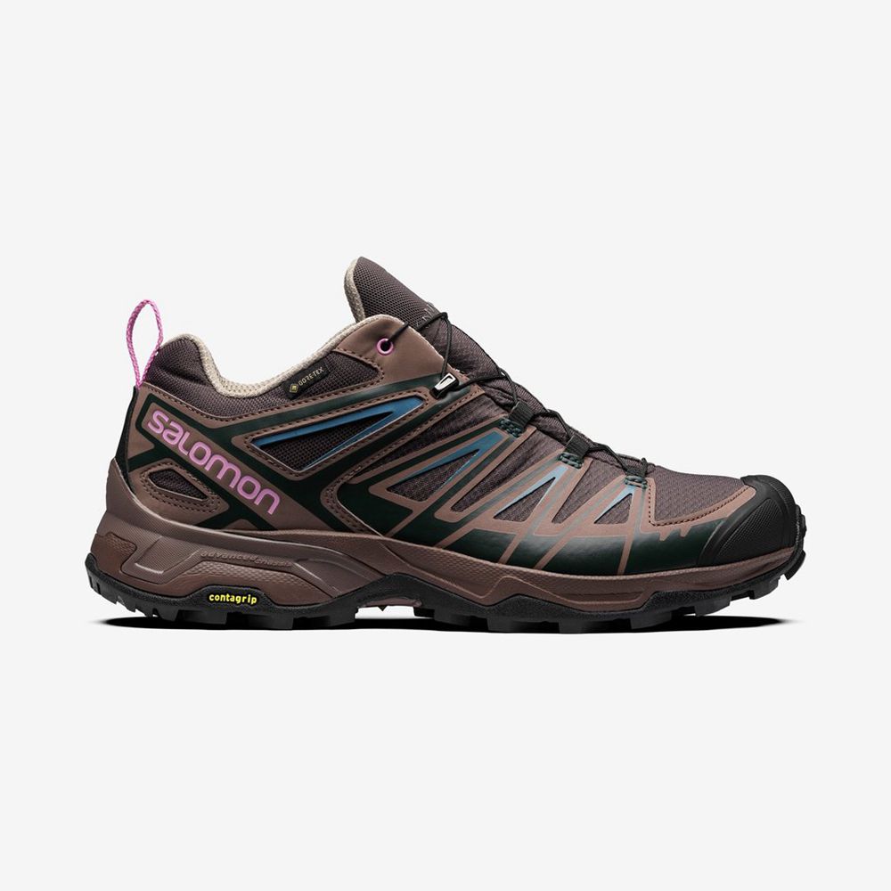 Salomon Israel X ULTRA 3 GTX FOR BETTER™ - Mens Hiking Shoes - Orchid (UTLS-40687)